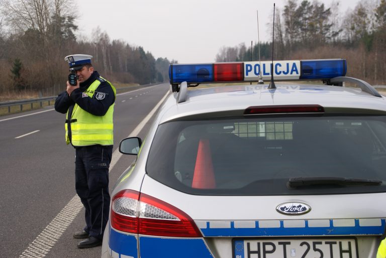 policja prędkość