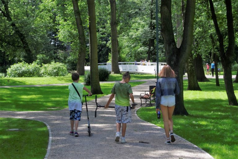 park miejski w ozorkowie