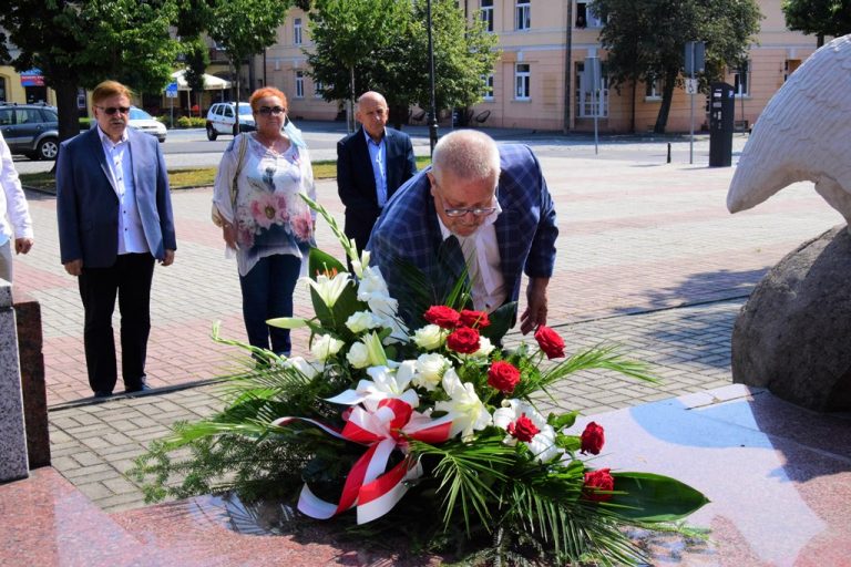 kwiaty składa burmistrz