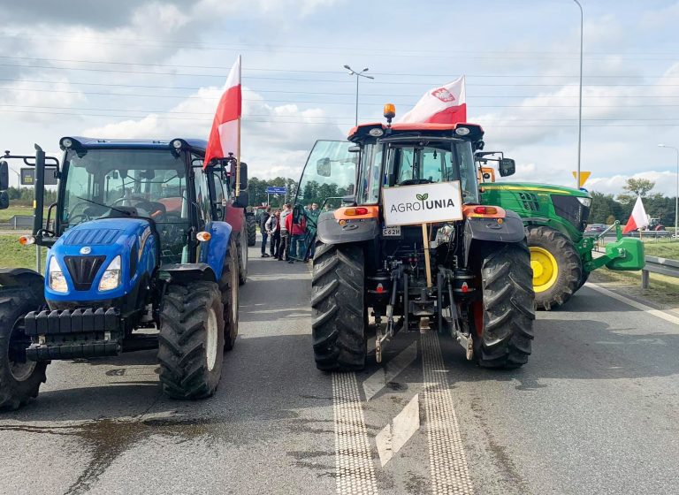 protest rolników