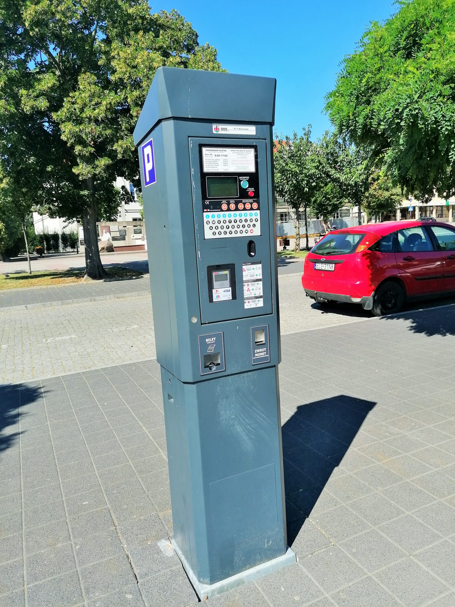 strefa parkowania w łęczycy