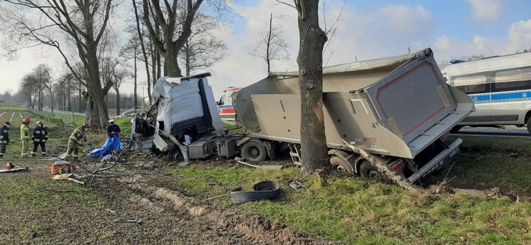 kierowca tira zginął