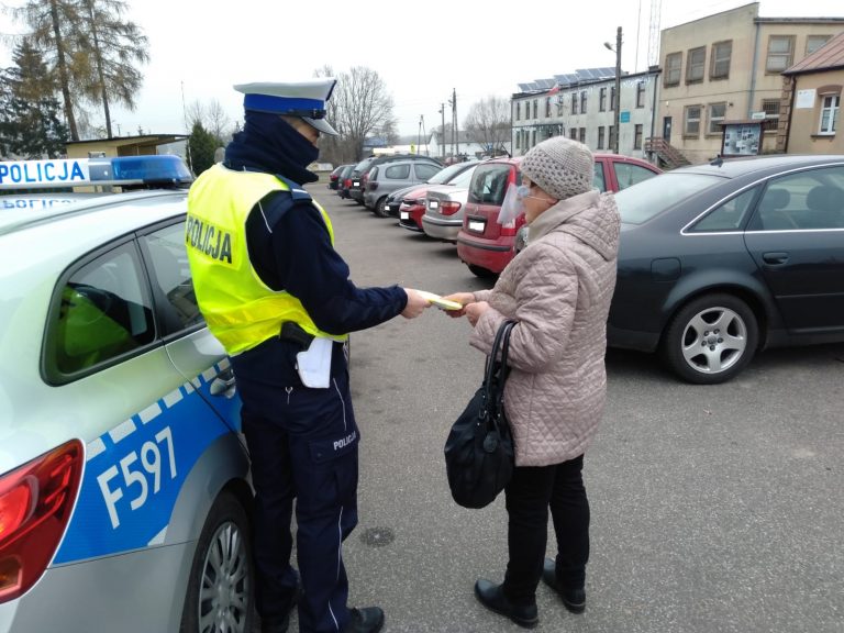 odblaski od policjantów