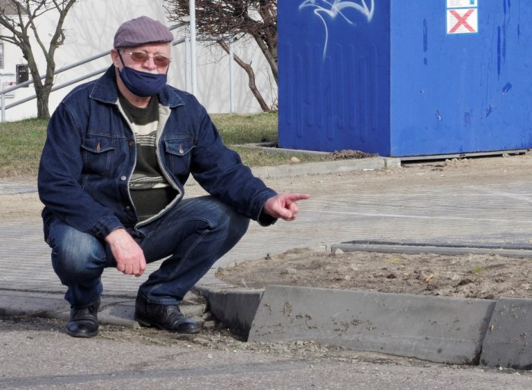 uszkodzone krawężniki