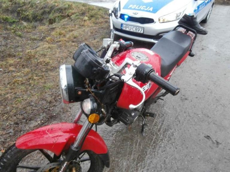 nieletni motorowerzyści