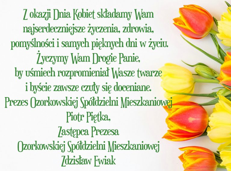 życzenia spółdzielnia