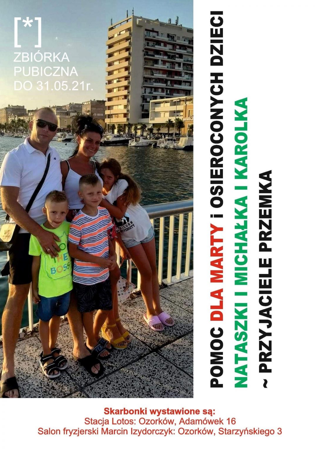 zbiórka dla przemka