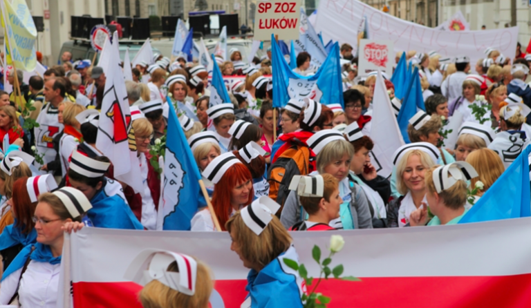 protest pielęgniarek
