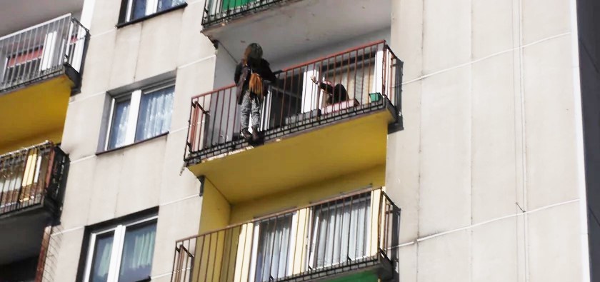 balkon samobójstwo
