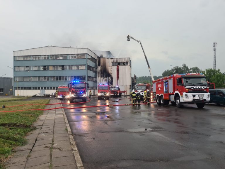 pożar w głownie