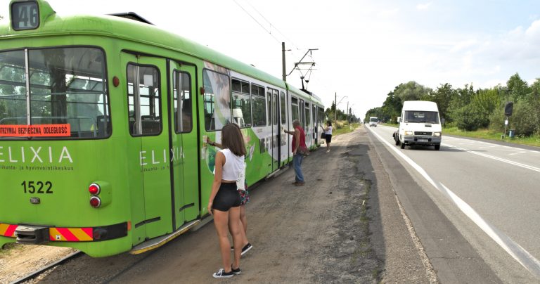 tramwaj linia 46 ozorków