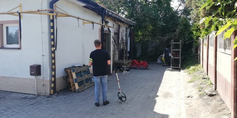 podpalił market