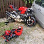 poszkodowany motocyklista