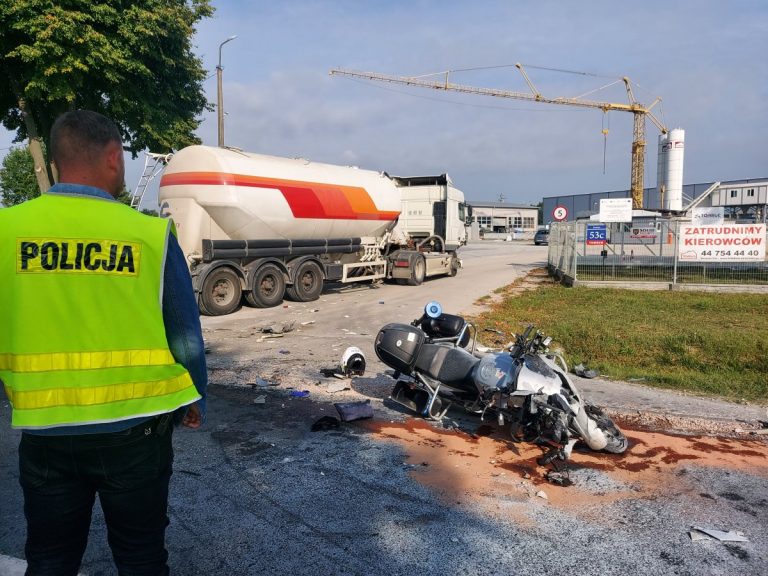 policjant walczy o życie