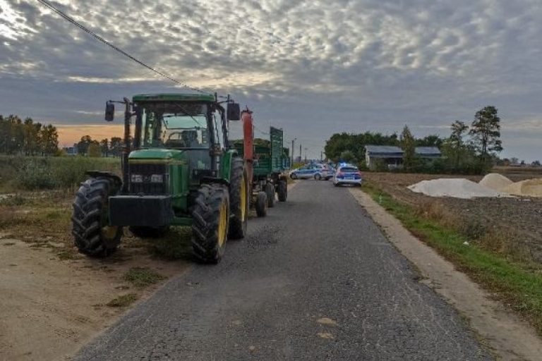 rowerzysta zmarł