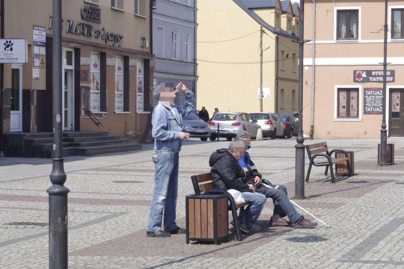 piją w centrum