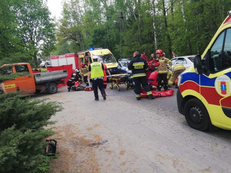 potrącenie matki z dzieckiem