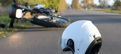 śmierć motocyklista