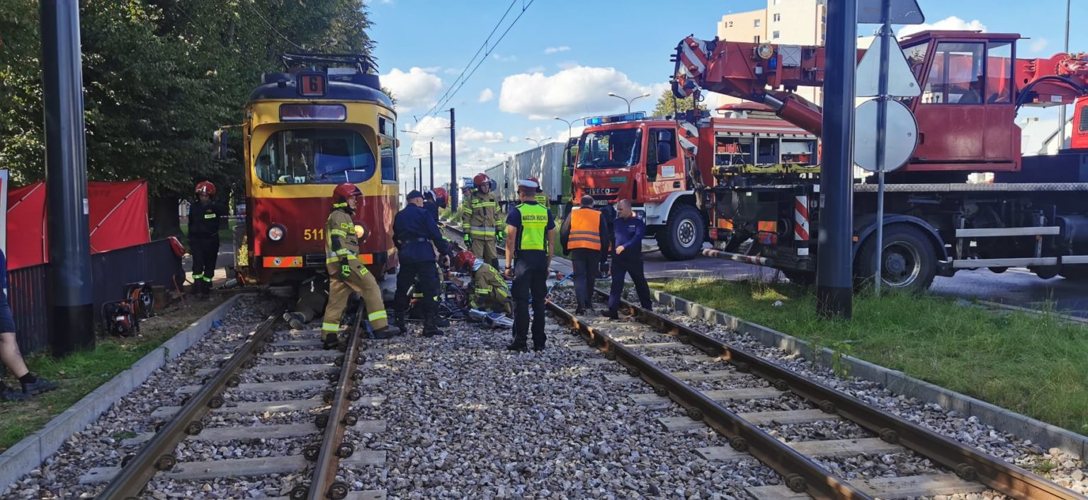 tramwaj potrącił