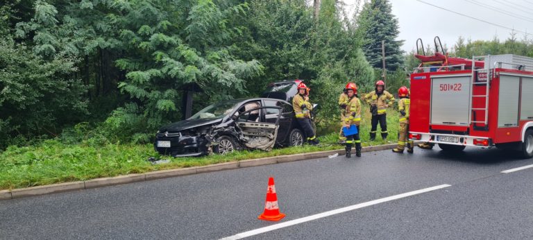 groźny wypadek jti