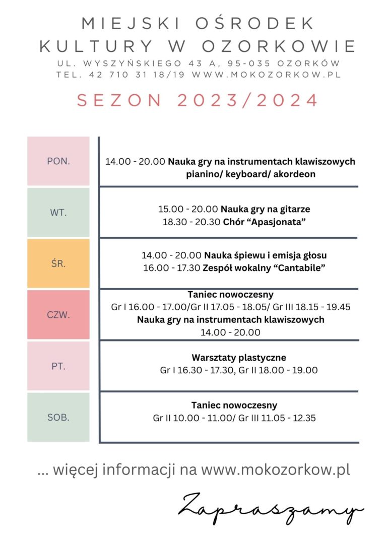 mok ozorków