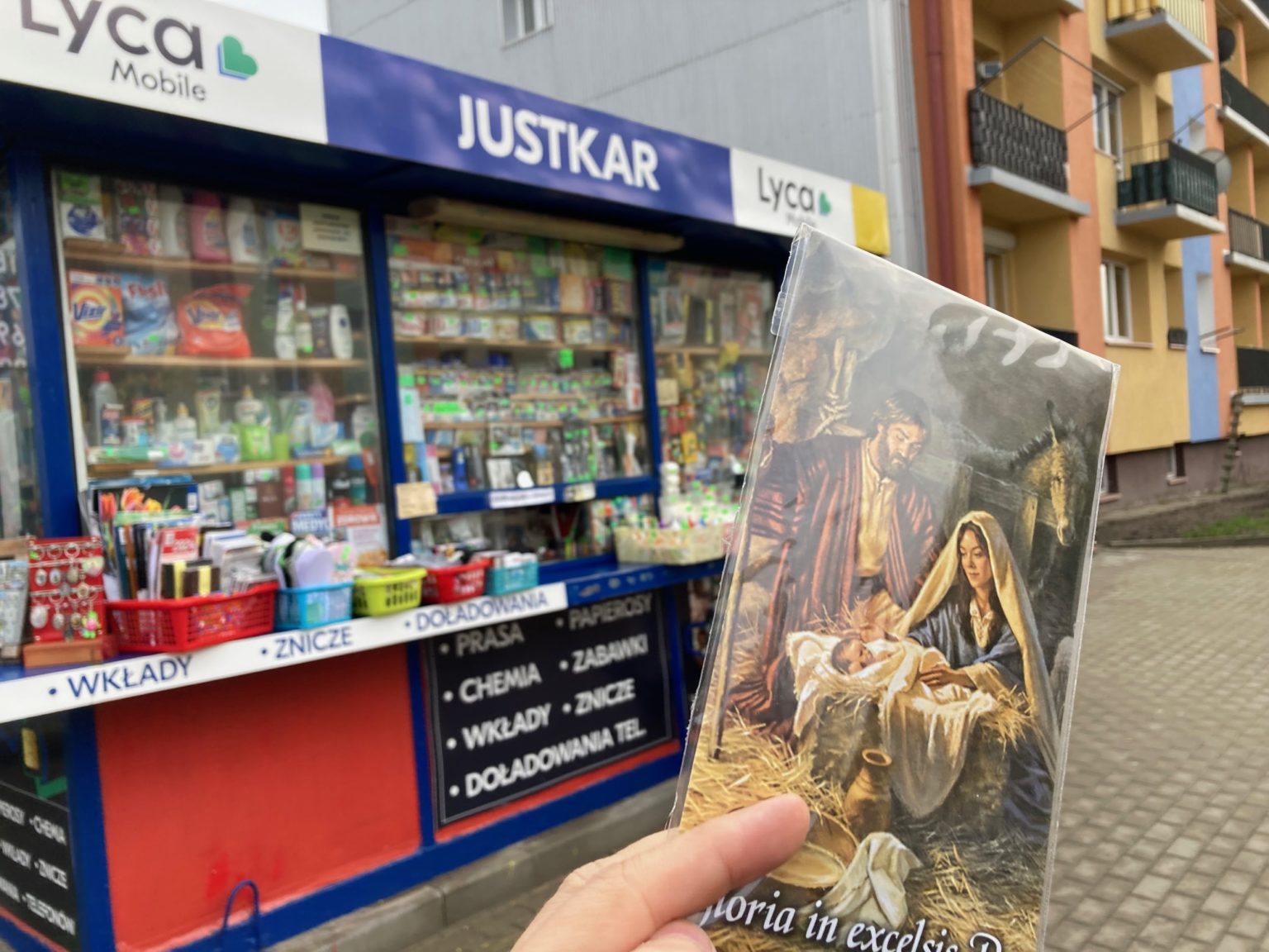 opłatek z kiosku