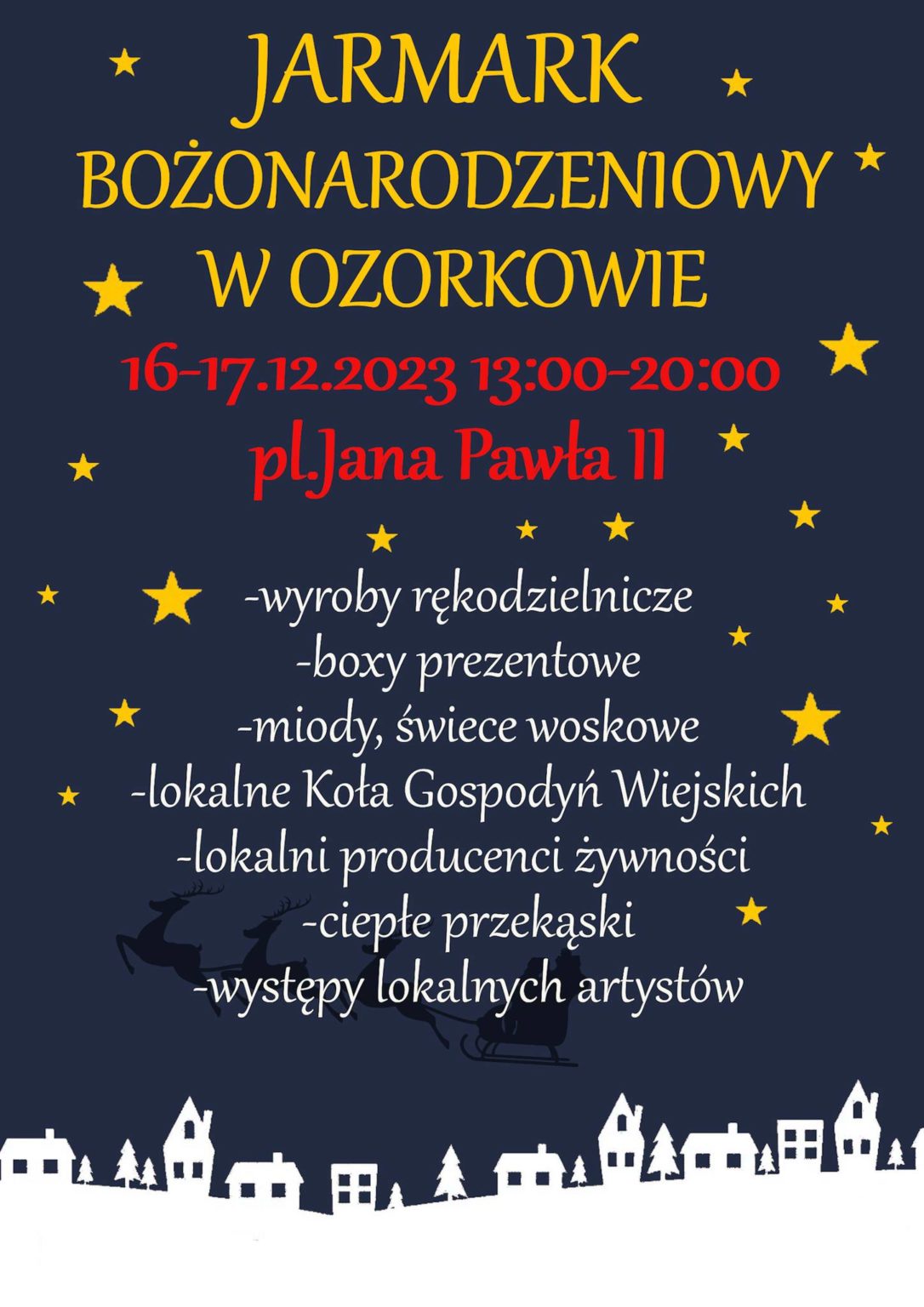 jarmark bożonarodzeniowy
