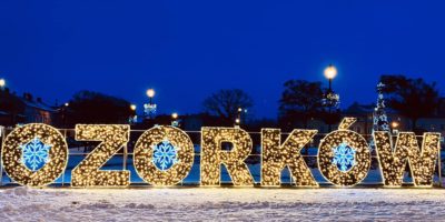ozorków napis