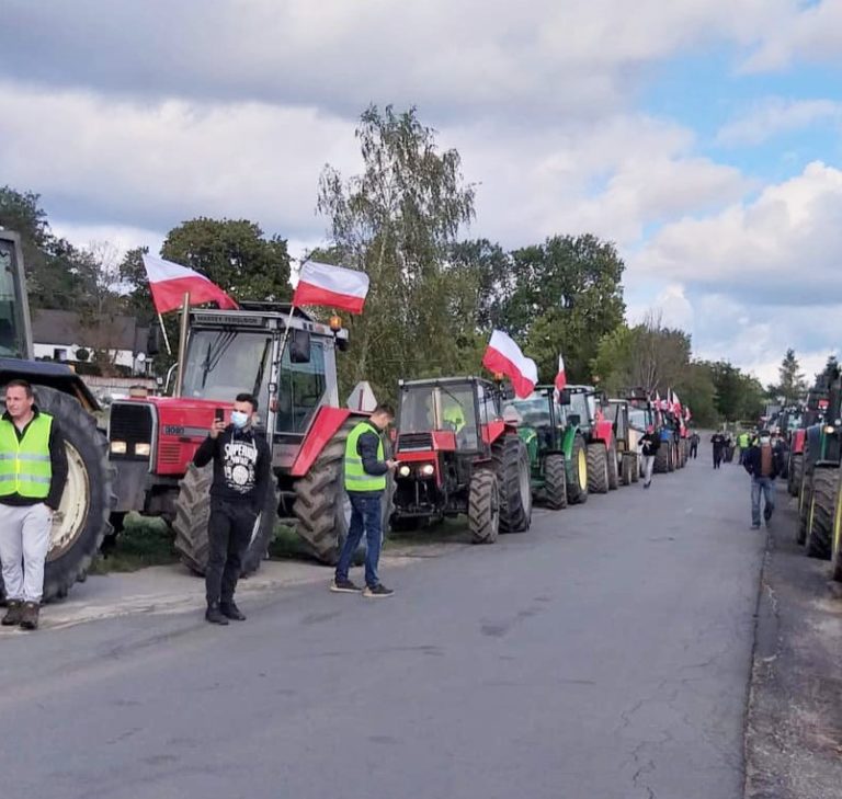 protest rolników