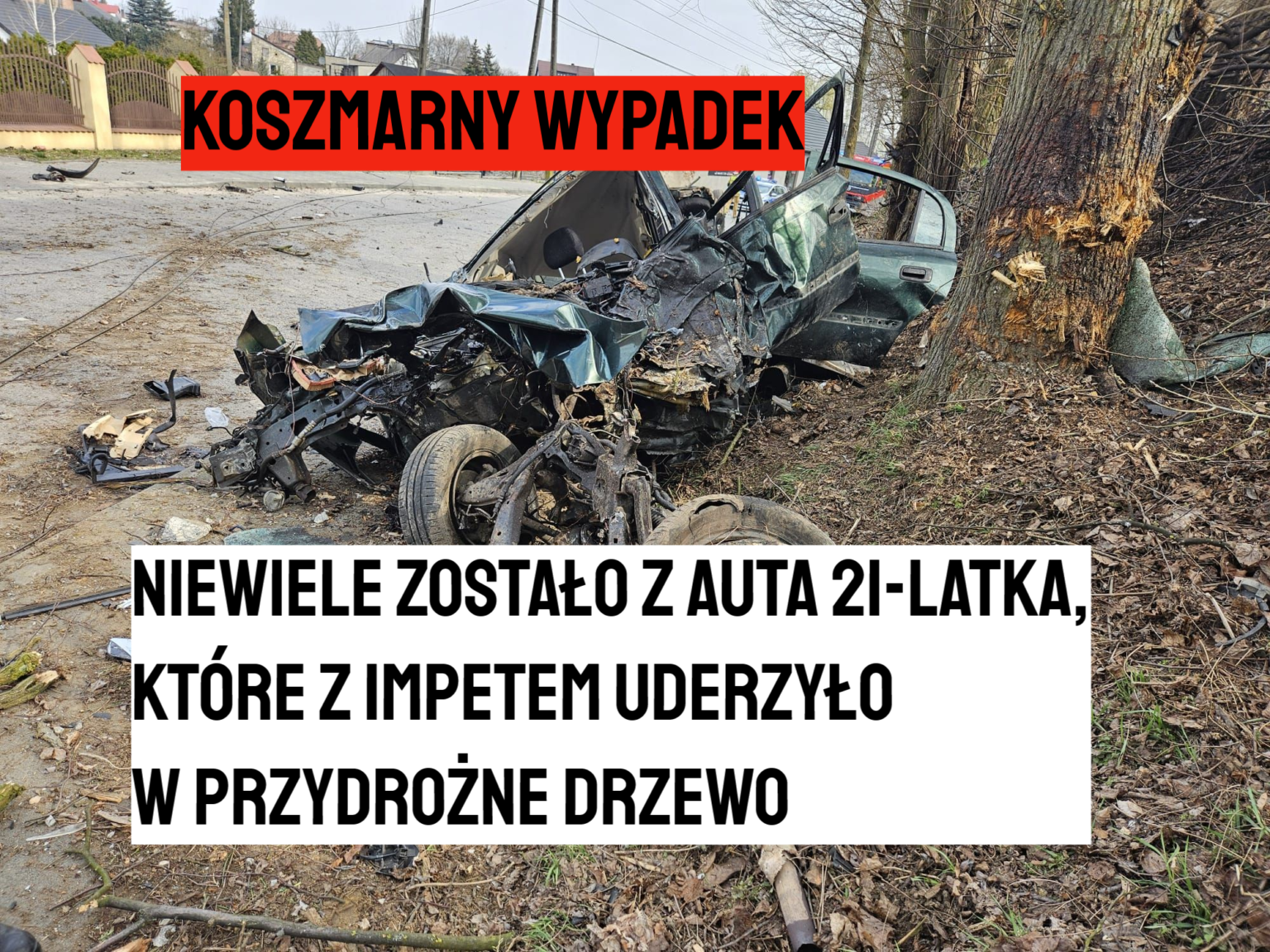 koszmarny wypadek