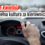za kierownicą