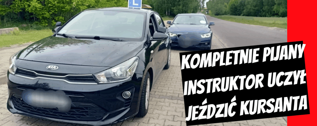 instruktor pijany