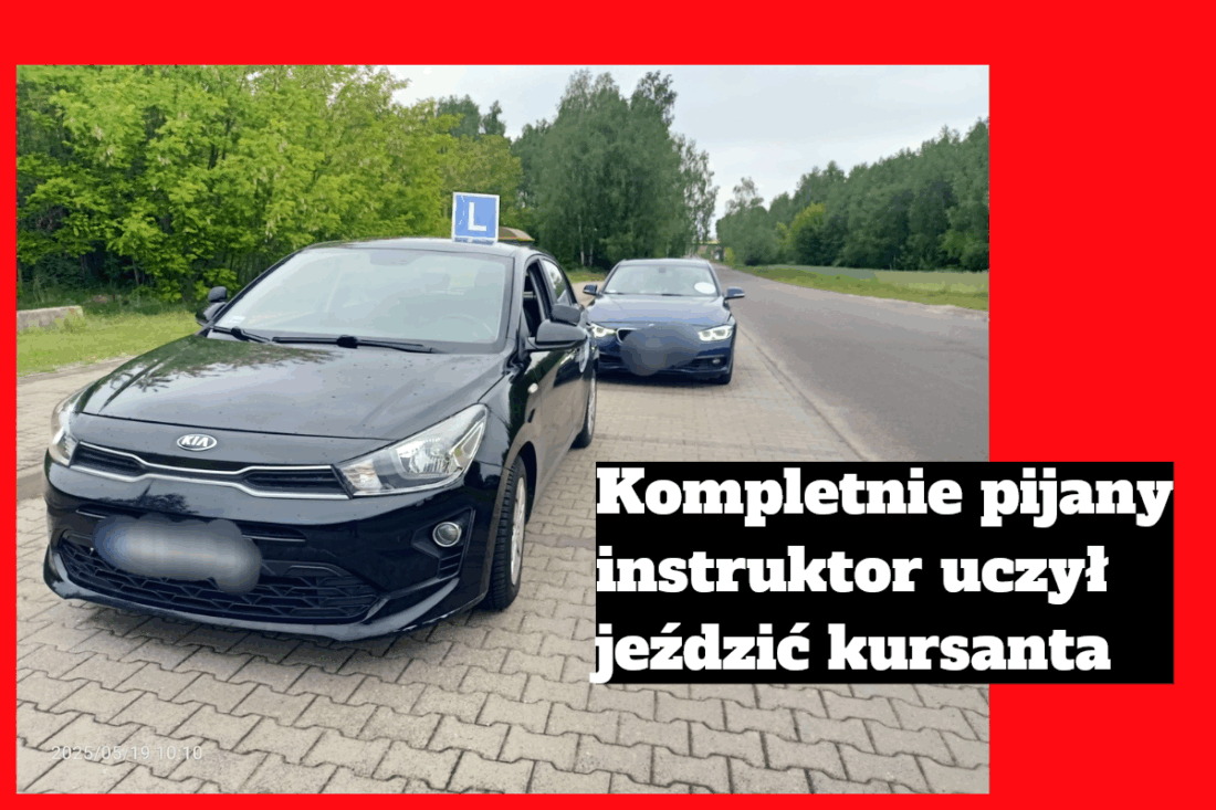 pijany instruktor