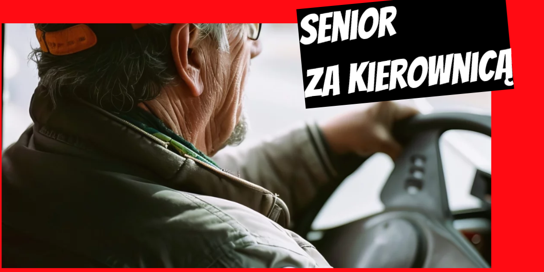 senior za kierownicą