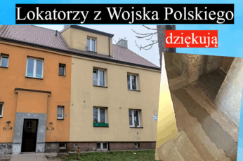lokatorzy dziękują