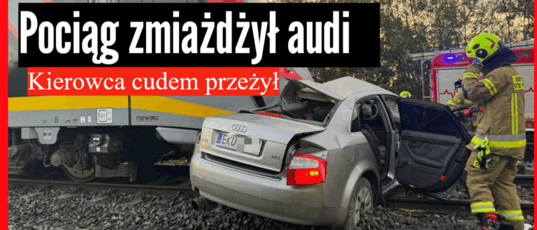 wypadek na torach