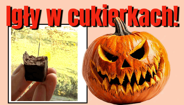 igły w cukierkach