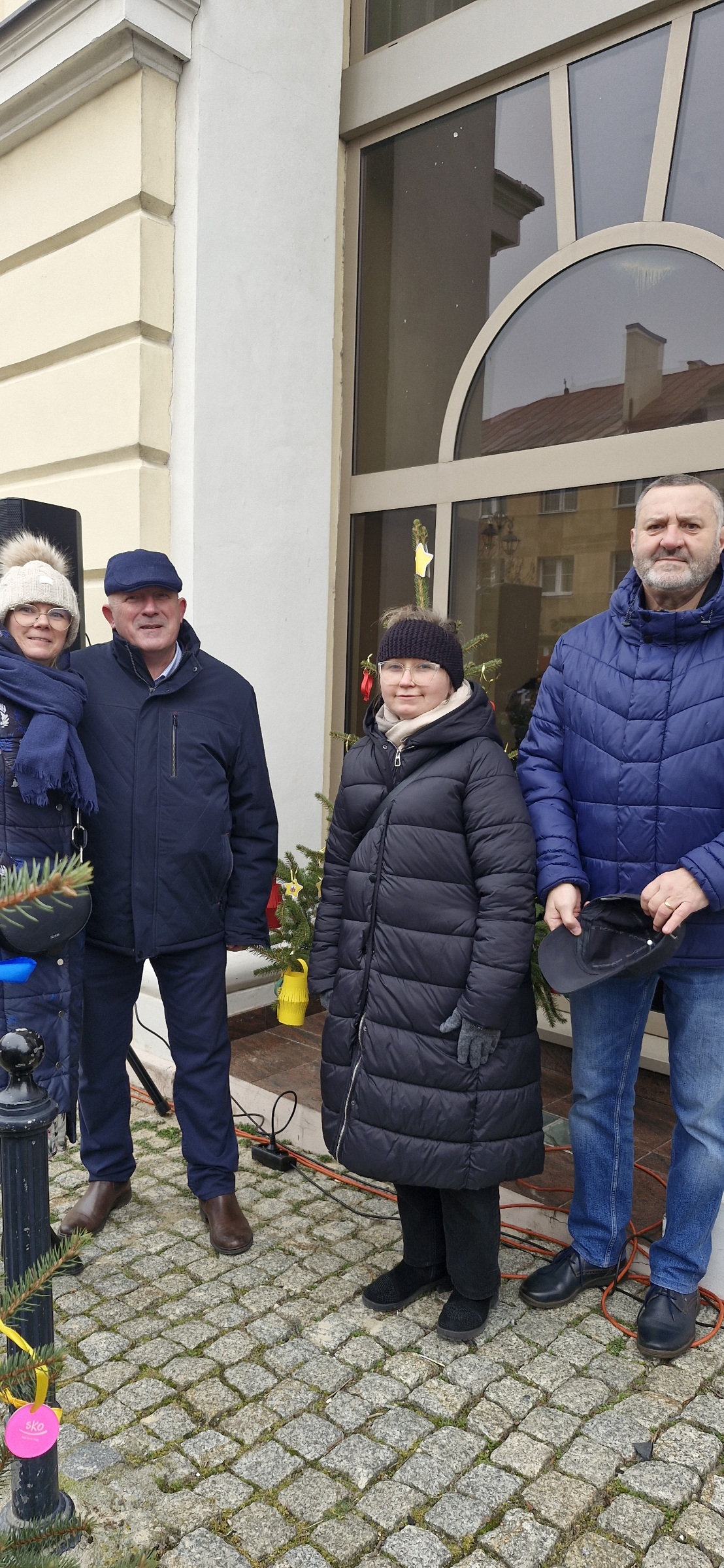 Na starówce choinki zostały pięknie przystrojone