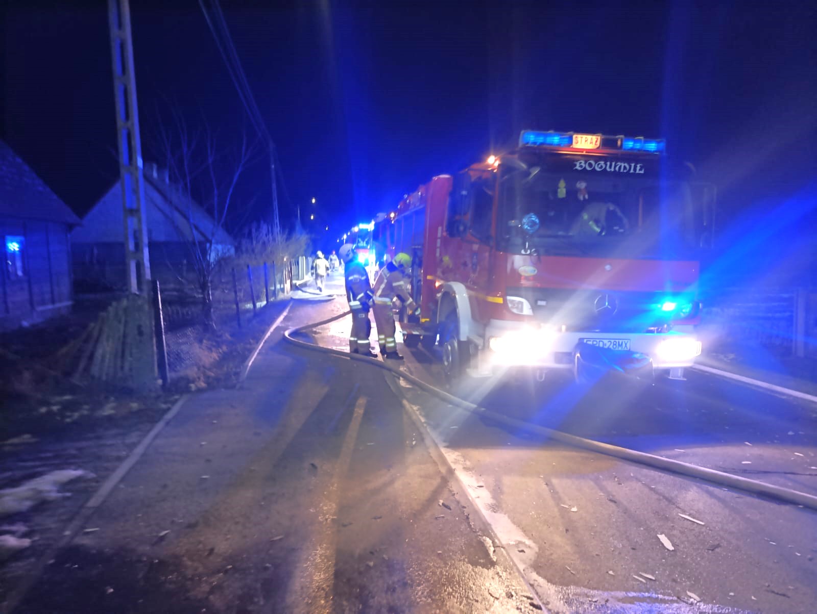 Groźne pożary pod Poddębicami!