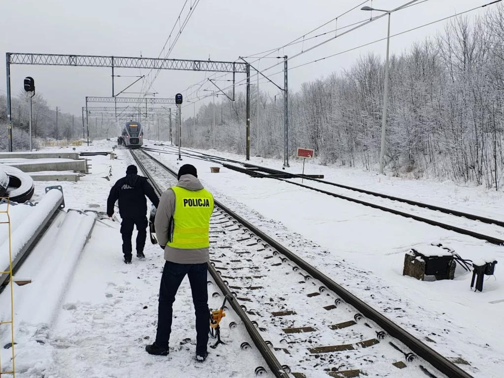 Śmiertelne potrącenie na torach