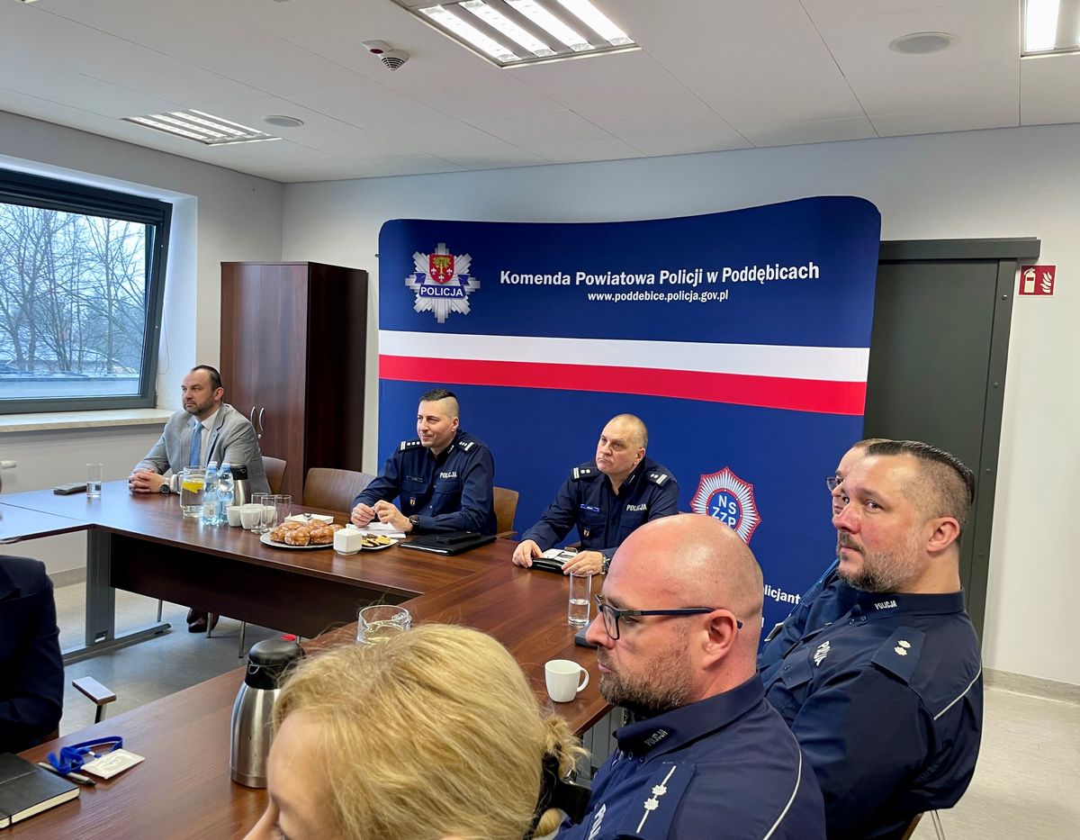 Setki przestępstw w powiecie poddębickim