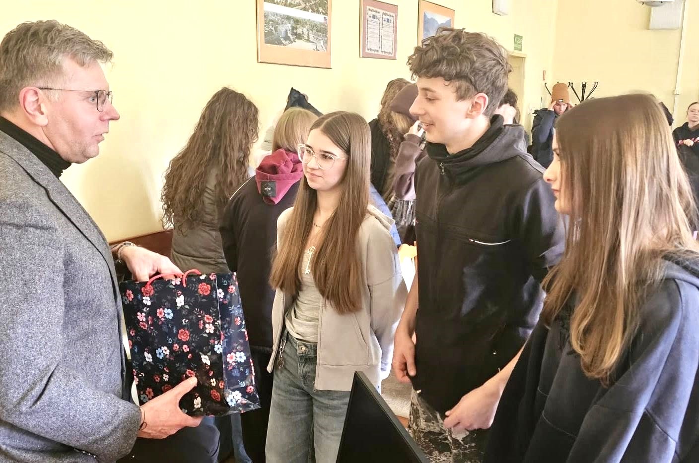 Niecodzienna lekcja z burmistrzem