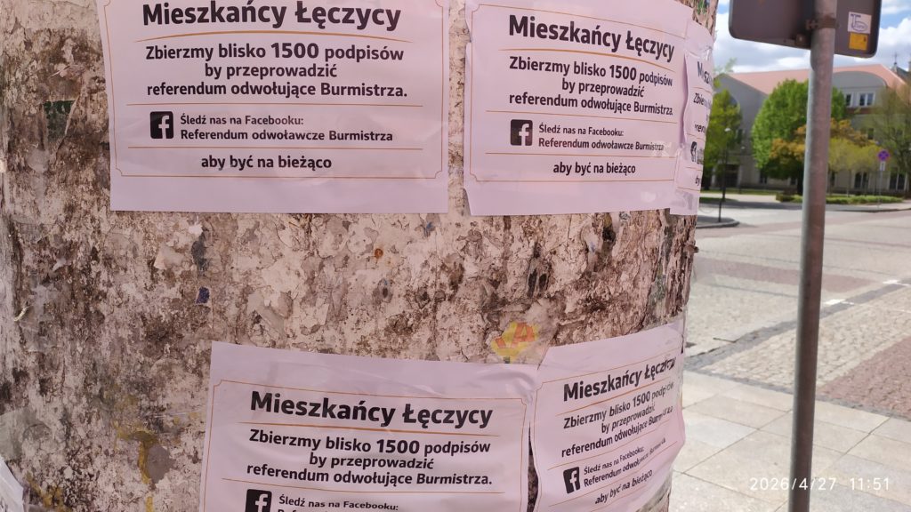 W Łęczycy przygotowania do referendum! Chcą odwołać burmistrza!