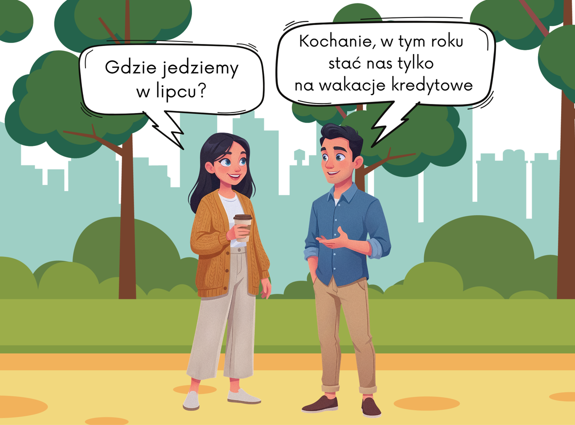 Rysunek Reporter - papier - wakacje w lipcu