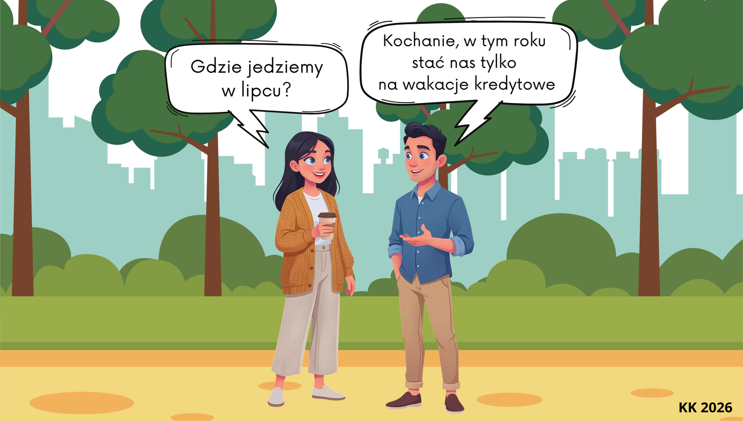 Rysunek Reporter - papier - wakacje w lipcu
