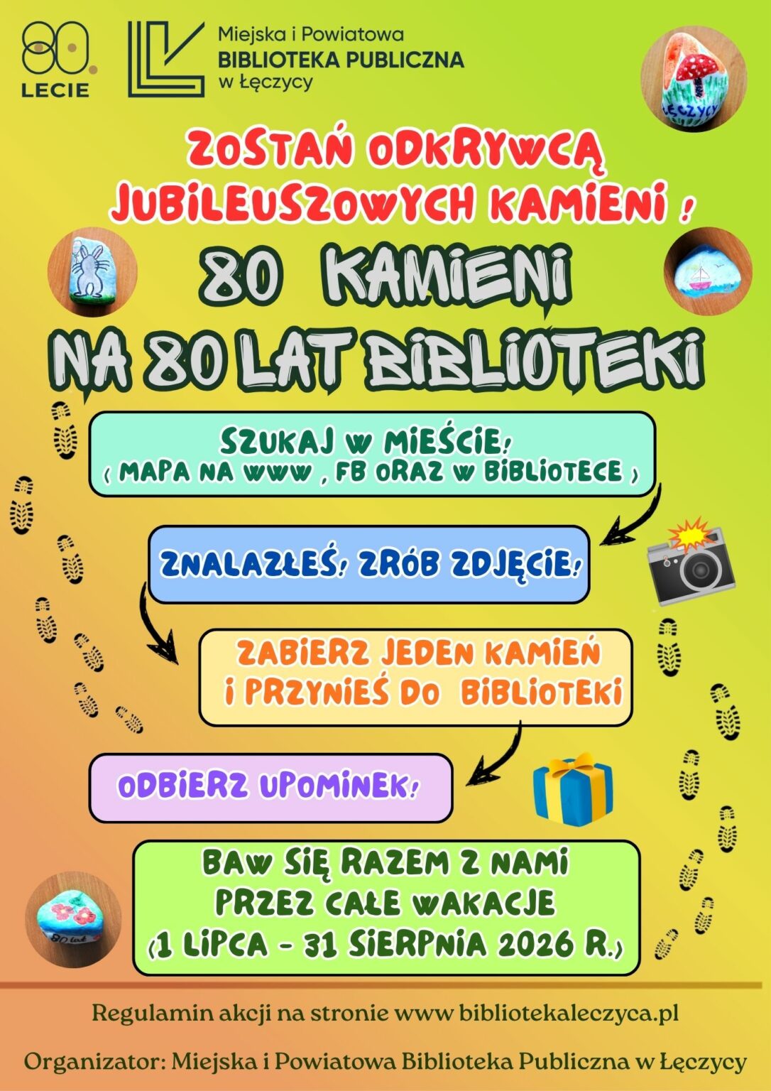 W Łęczycy szukaj kolorowych kamieni!