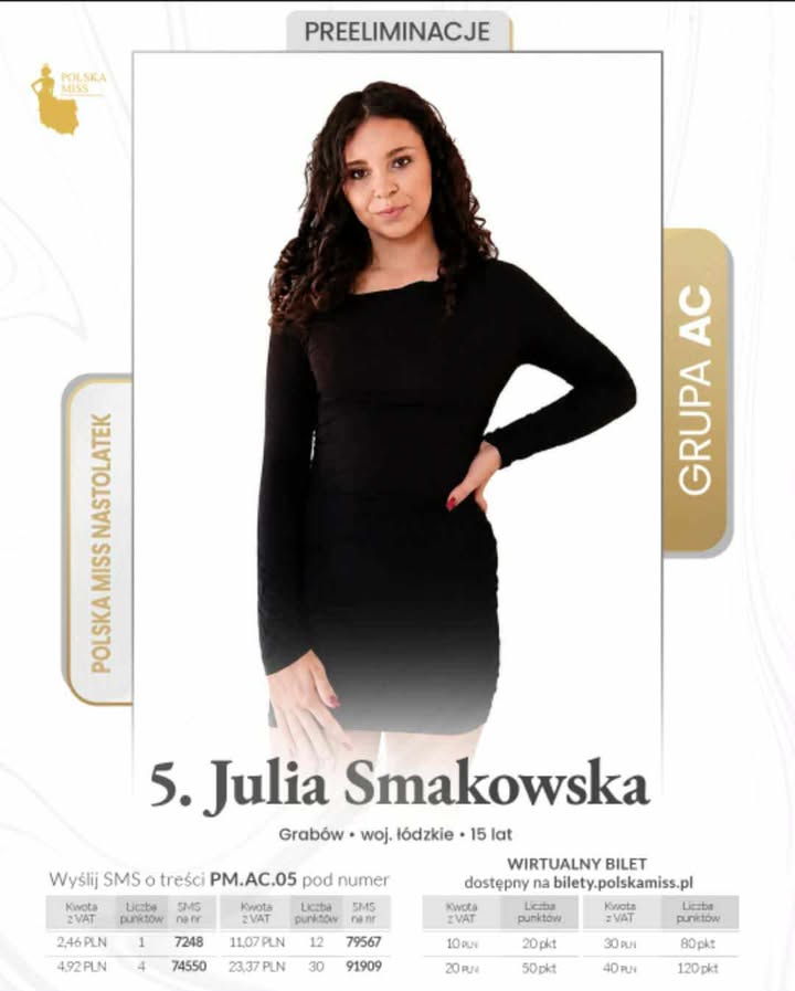 Czy Julia zostanie miss? Dziewczyna reprezentuje powiat łęczycki