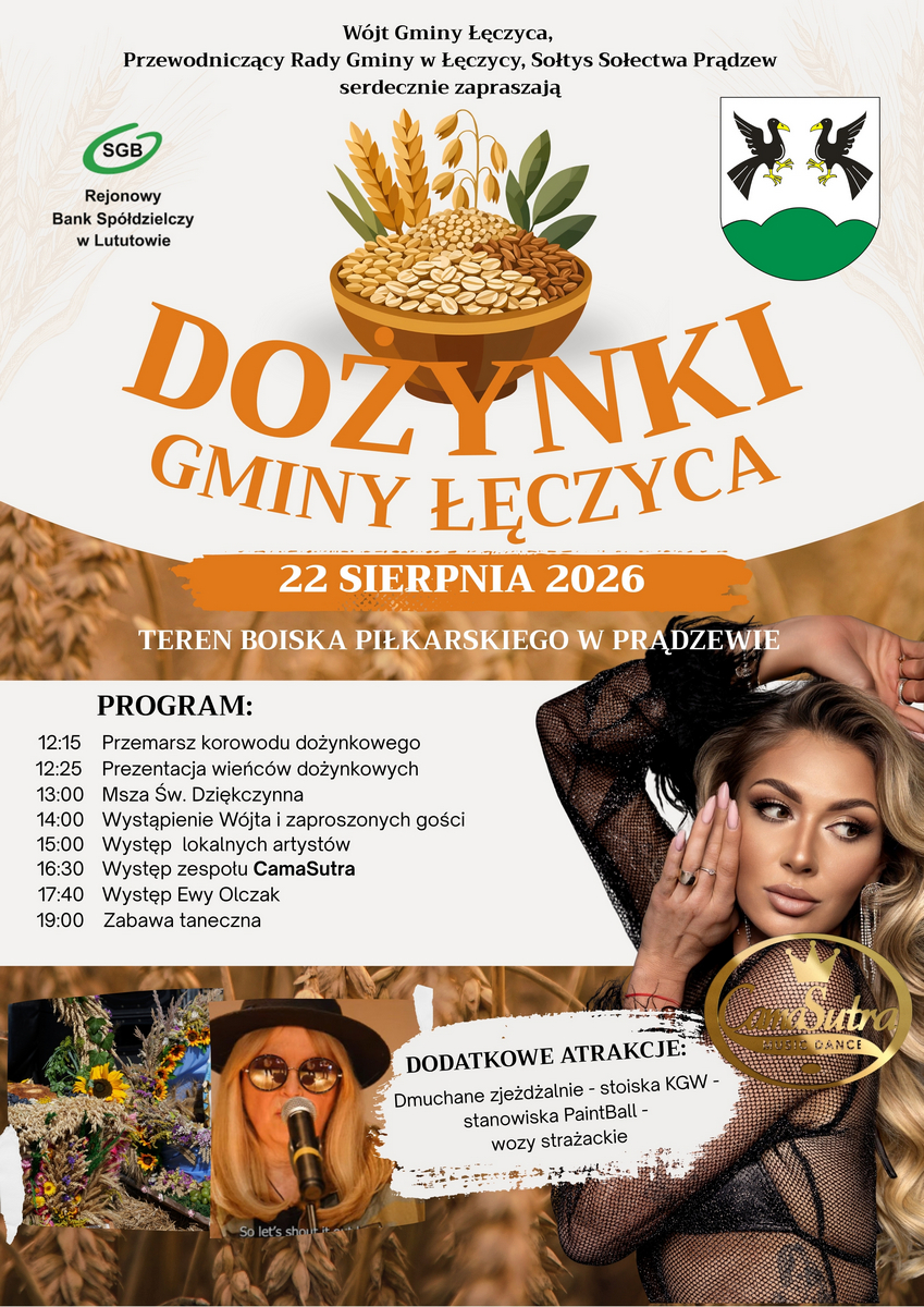 CamaSutra zagra na dożynkach gminy Łęczyca