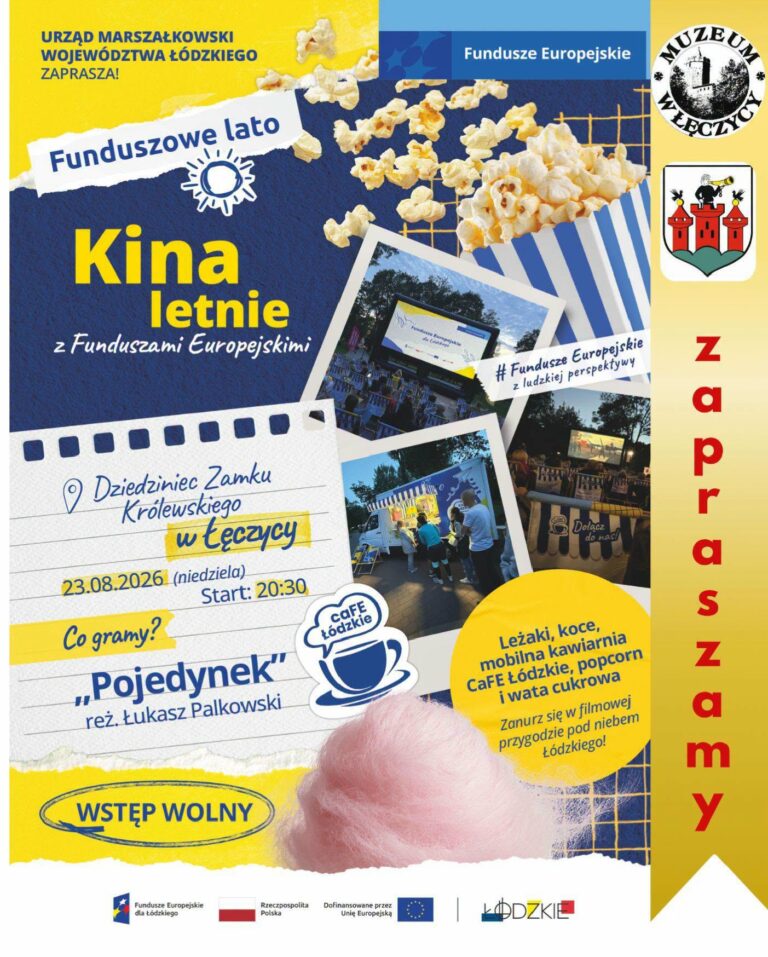 Kino plenerowe na dziedzińcu zamkowym w najbliższą niedzielę
