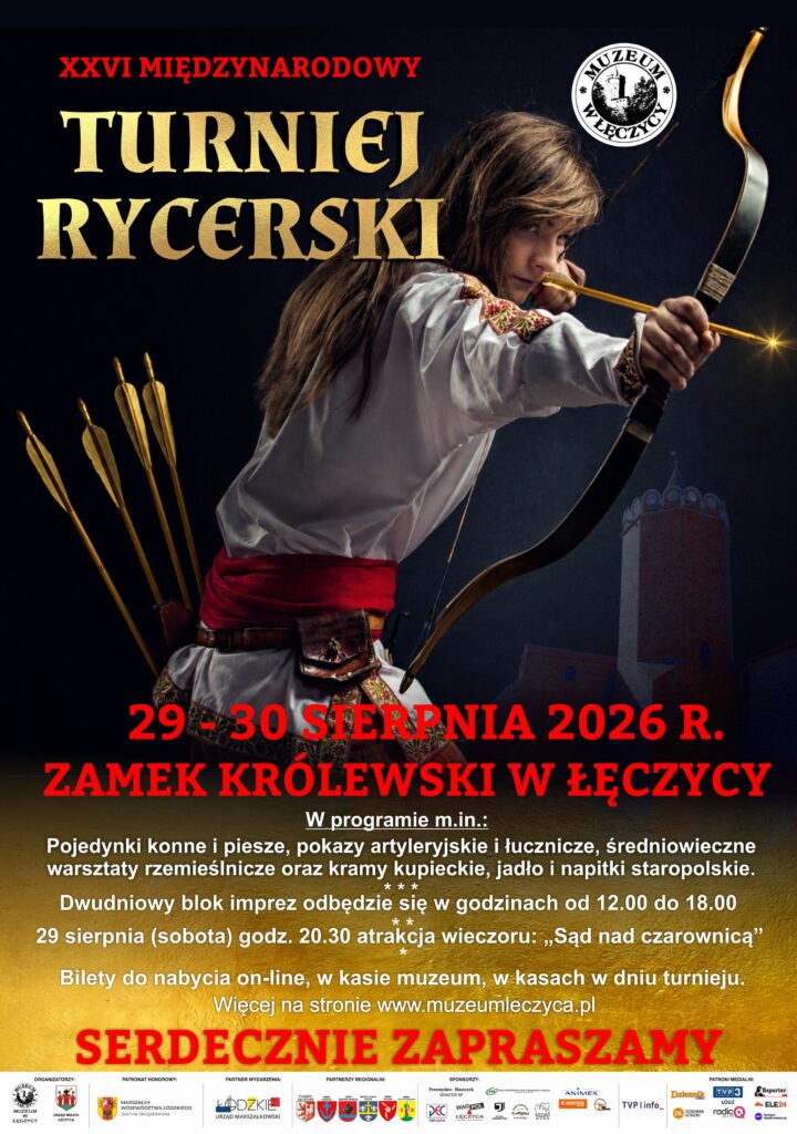 Wielki turniej w Łęczycy! Zjadą rycerze, łucznicy, sokolnicy i alchemik!